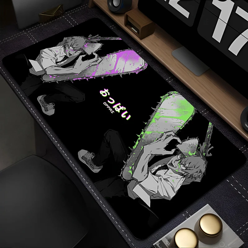 

Mouse Pad PC Accessories Keyboard Pad Office Desk Mat Anti Slip Mousepad Natural Rubber Gaming C-chainsaw Man Denji Extended Pad