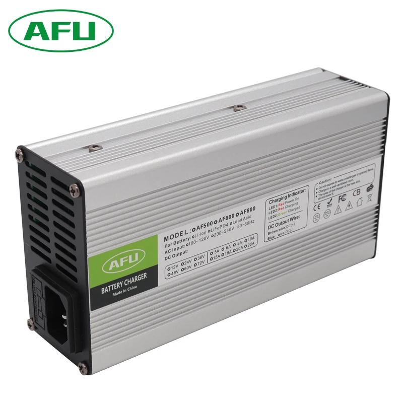 

60V 6A Lead Acid Battery Smart Charger aluminum case Used for 69V Lead Acid AGM GEL VRLA OPZV Battery