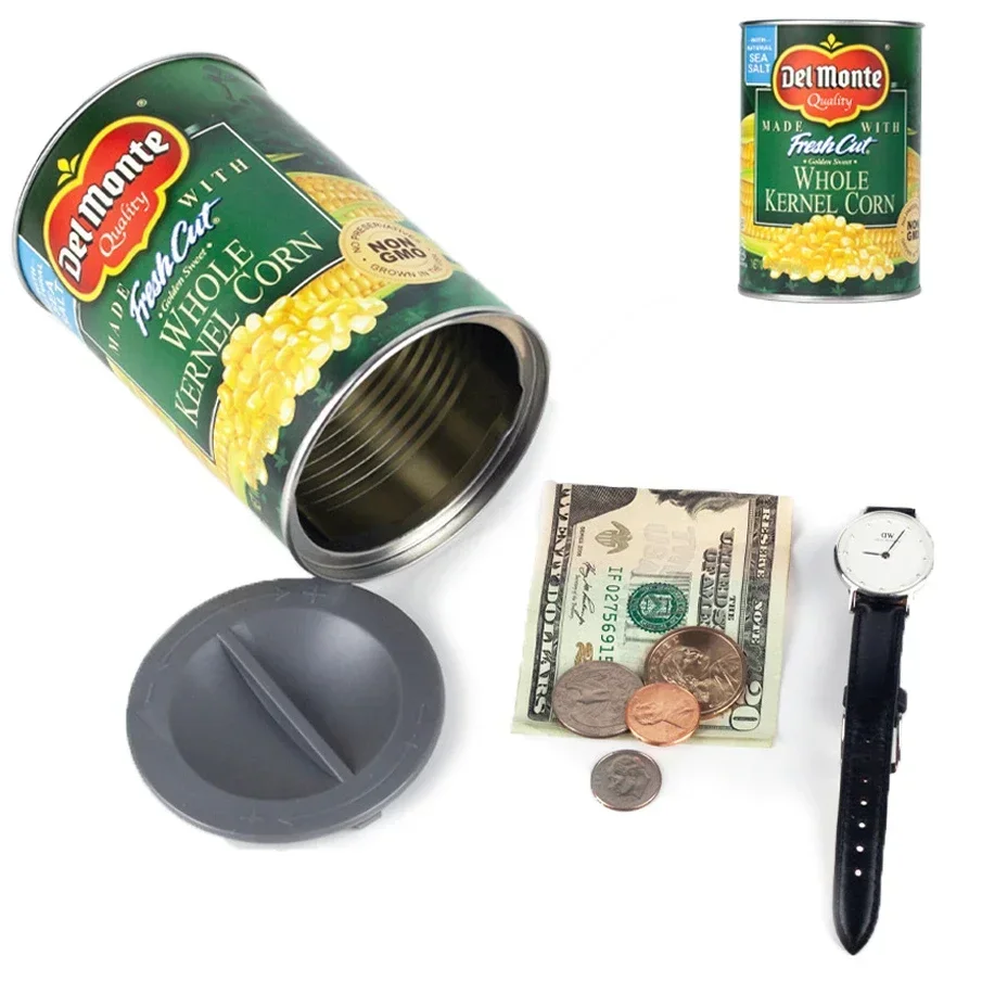 

Corn Can Fun Safe Hidden Safe Compartment Diversion Safe Food Cans Secret Stash Hiding Container Kitchen Hide Cash Hidden