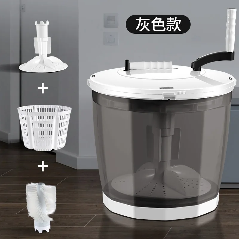 Battery‑Free Hand‑Operated Mini Washing Machine Portable Washer For Dorm Camping Shoes Fruit Vegetable Pet Item Cleaning