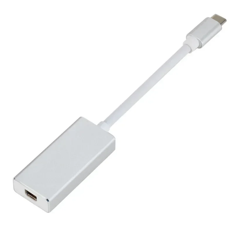 1 Stück Typ C USB C zu Mini DP 4K Typ C zu Mini Display Port Adapter Plug and Play 3 zu Mini DP Konverter für MacBook Pro
