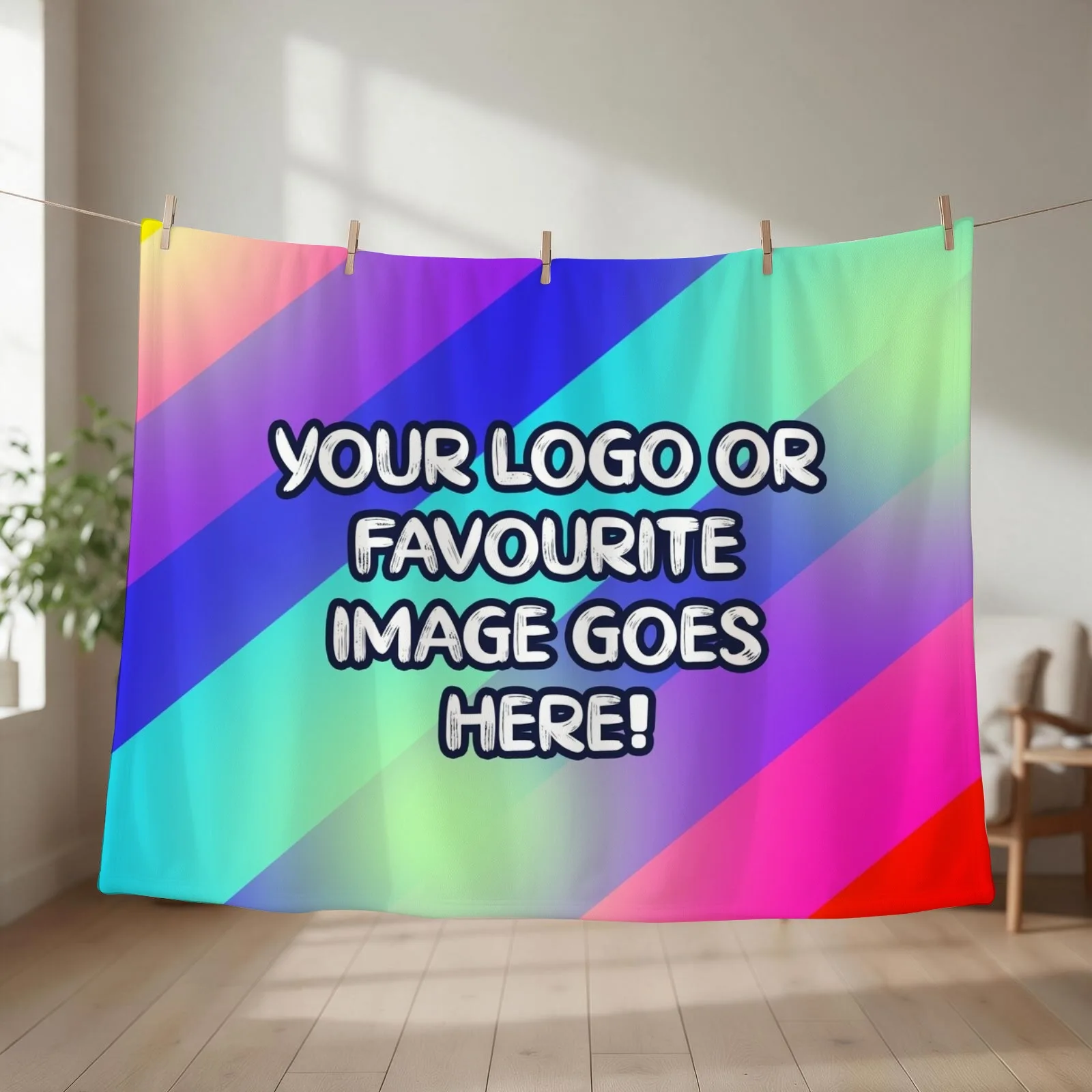 Request your own custom images (Read Description) texts, logos, designs, memes, photos, posters Custom Throw Blanket
