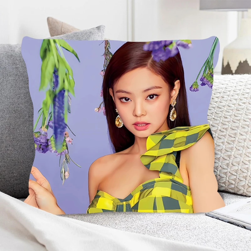 New pillowcase bedding comfortable square pillow sofa home high quality pillowcase J-Jennies Kims girl group kpop Home Decor