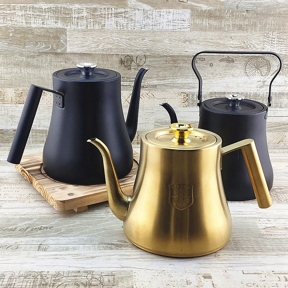 

Очень толстый чайник из нержавеющей стали 304, индукционная плита, газовый чайник, чайник для ресторана, кофейник, 1,5 л/2,0 л