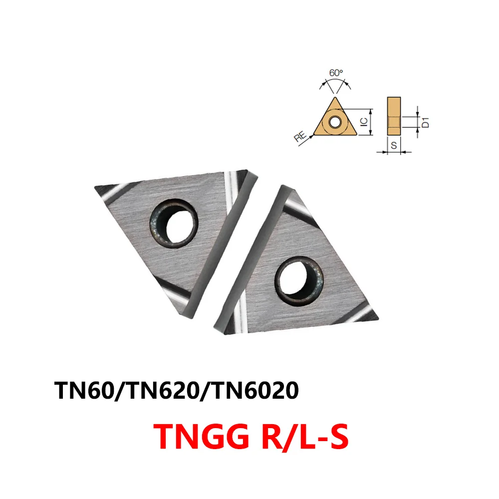 

Original TNGG160402R-S TNGG160404R-S TN60 TN620 TN6020 Carbide Insert CNC Lathe Cutter TNGG 160408 TNGG160404 TNGG160402 R-S L-S