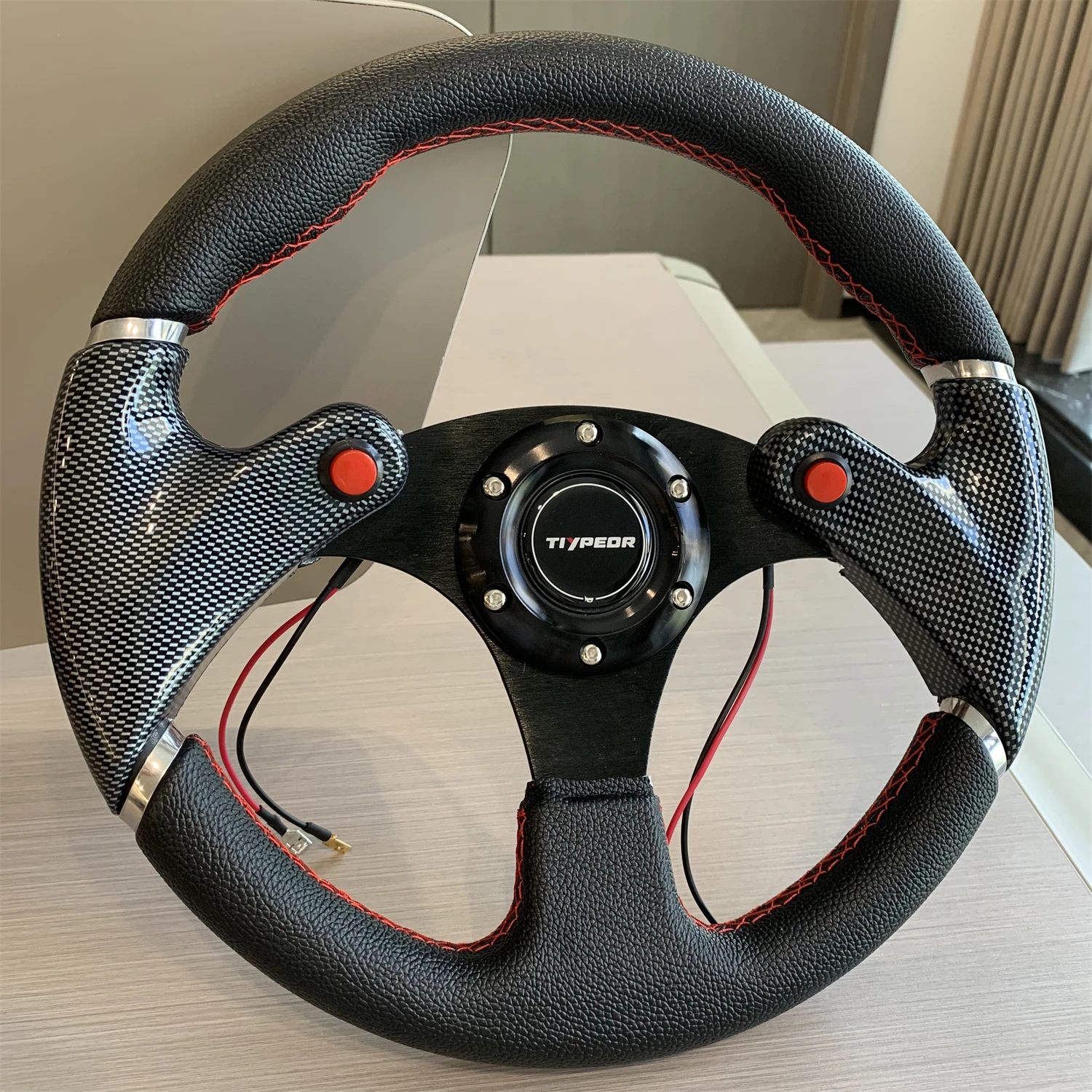 

320mm Universal Classic PVC Steering Wheel Car Sports Steering Wheel