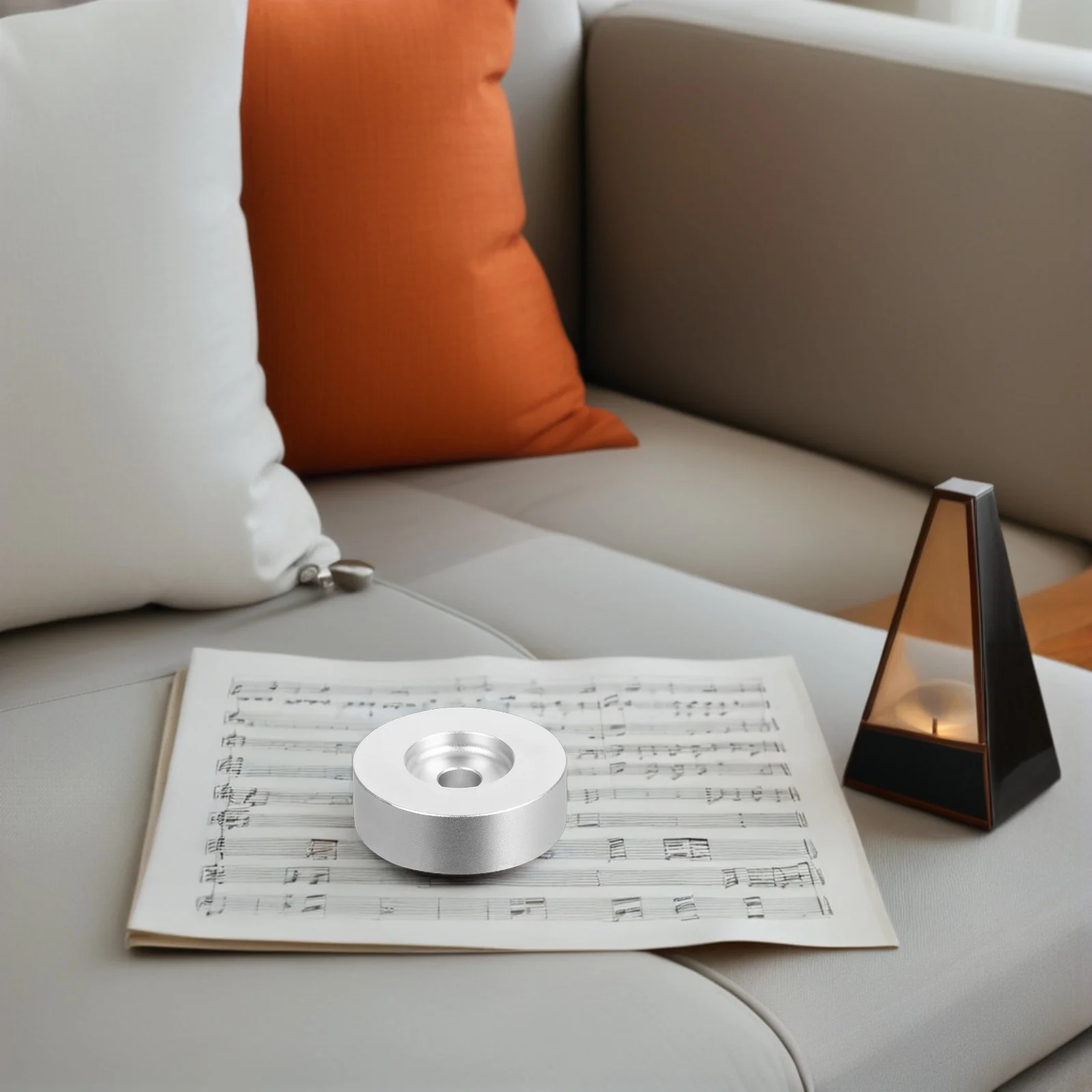 

Vinyl Record Adapter Turntable Stabilizer For 45 Reduces Vibration Improves Sound Clarity - Compatible With Various