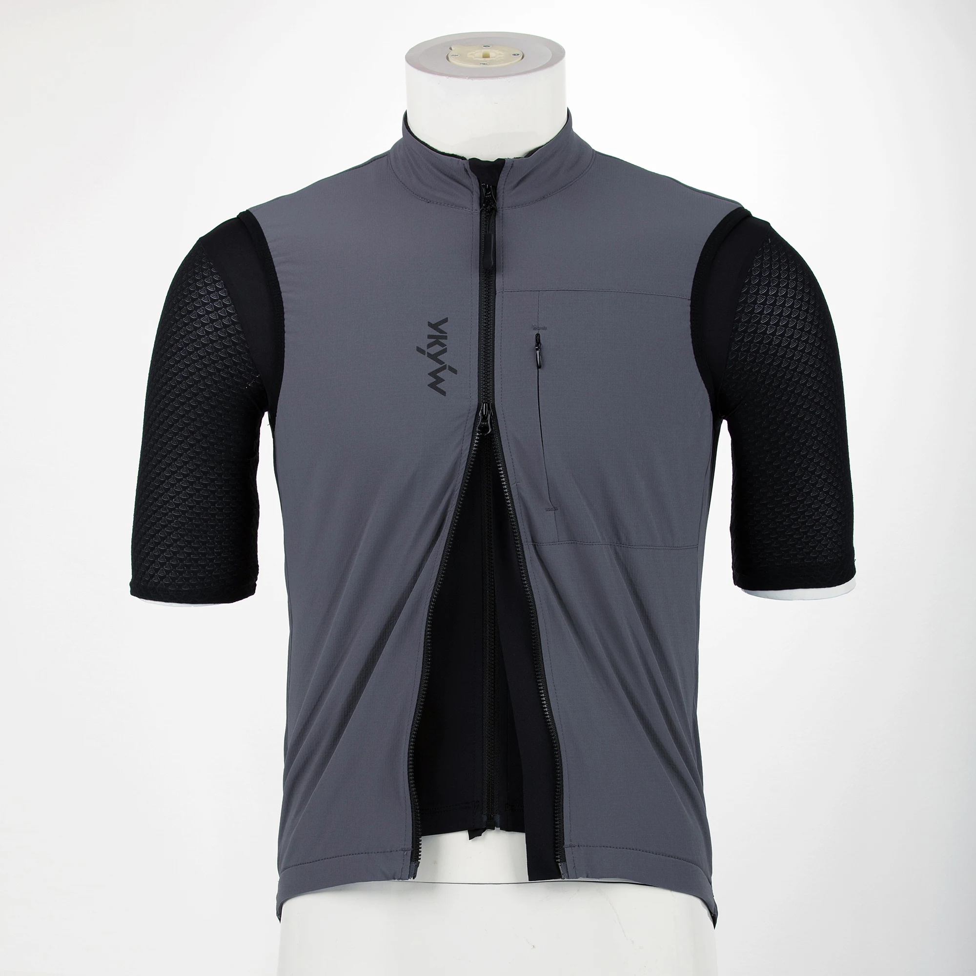 YKYW Fahrradweste Winter Wasserdicht Fleece-Gefüttert Rückseitiger Anti-Rutsch-Greifer Thermisch Winddicht Feuchtigkeitsableitend 4 Taschen 7 Farben