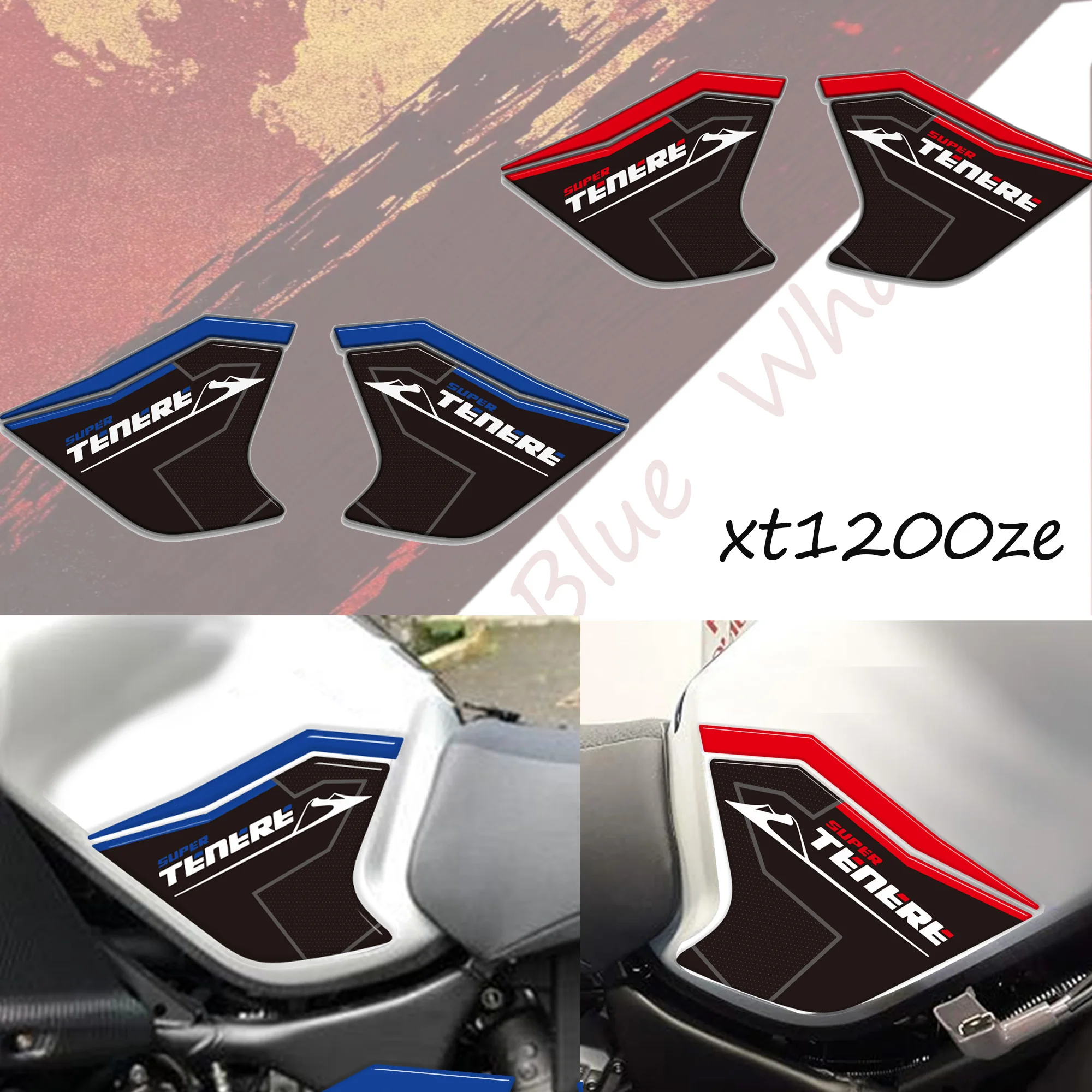 

Motorcycle Accessories of 3D Gel Resin For Yamaha Super Tenere XT1200ZE XT 1200Z XTZ1200E New Stickers Decoration Decal Tank Pad
