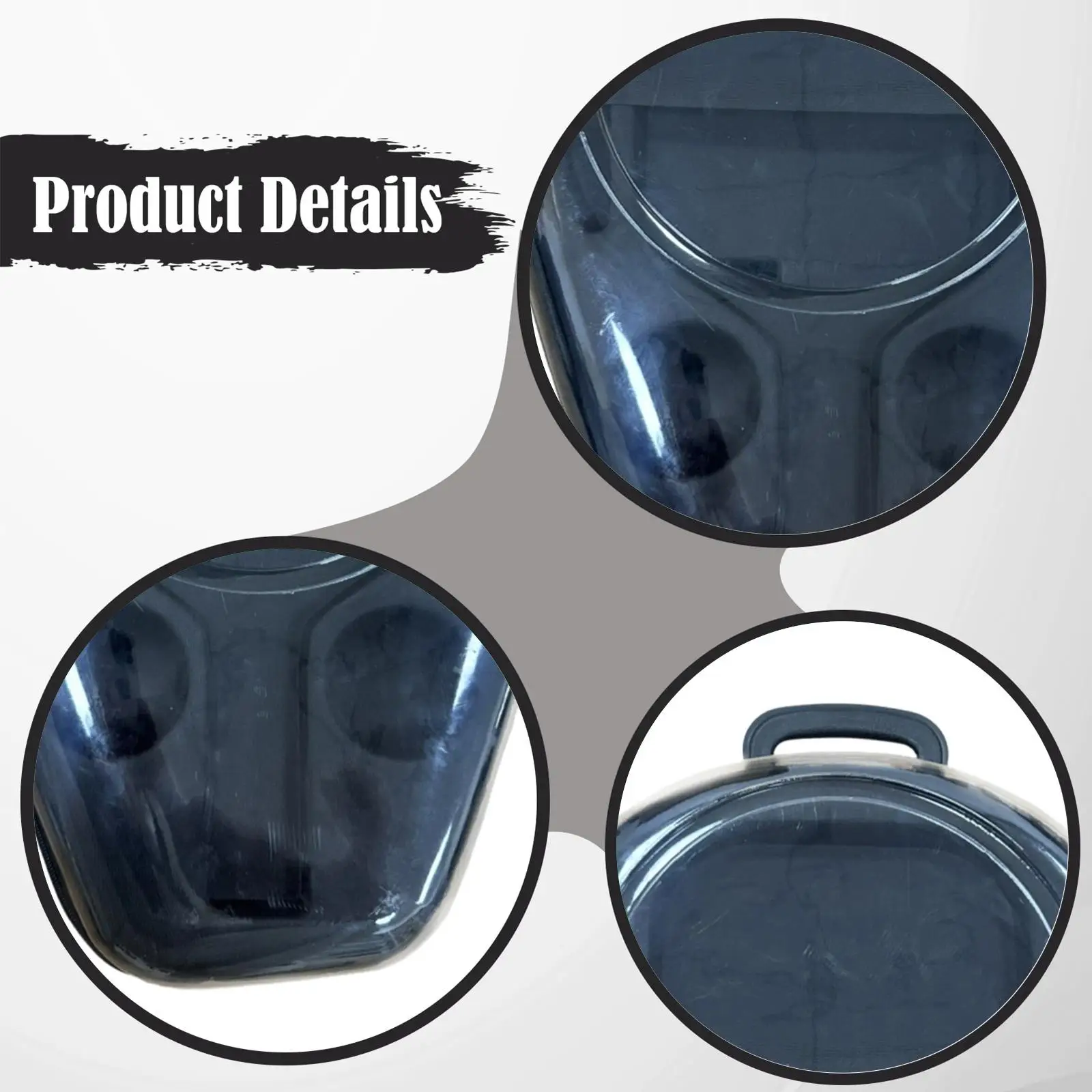 

Pickleball Paddle Bag Lightweight Organizer Durable PVC Cover Protector Zipper Pouch for Easy Travel