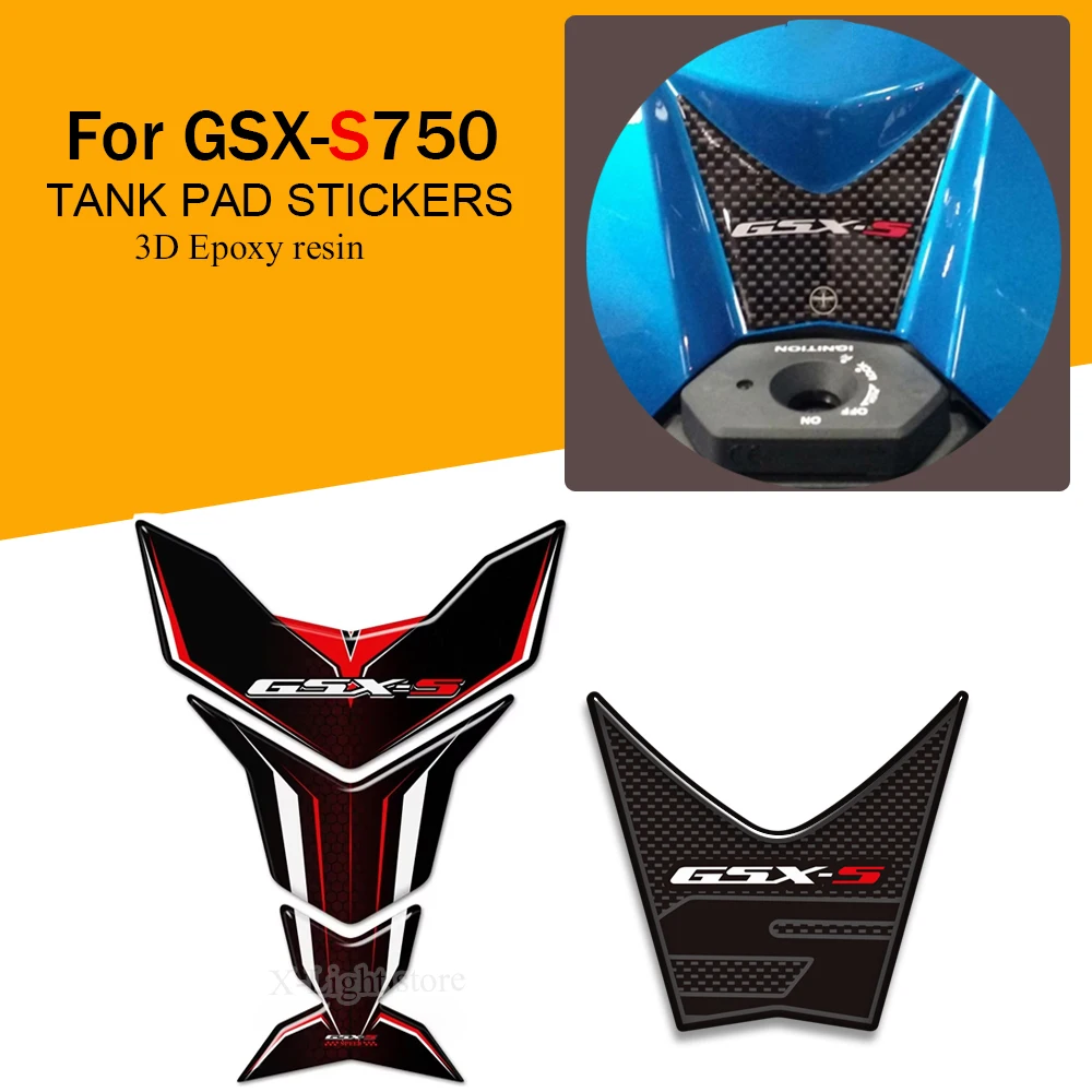 

For SUZUKI GSX-S750 GSXS 750 Z 2018-2022 Sticker Motorcycle Side Tank Pad Protection Knee Grip Anti-slip