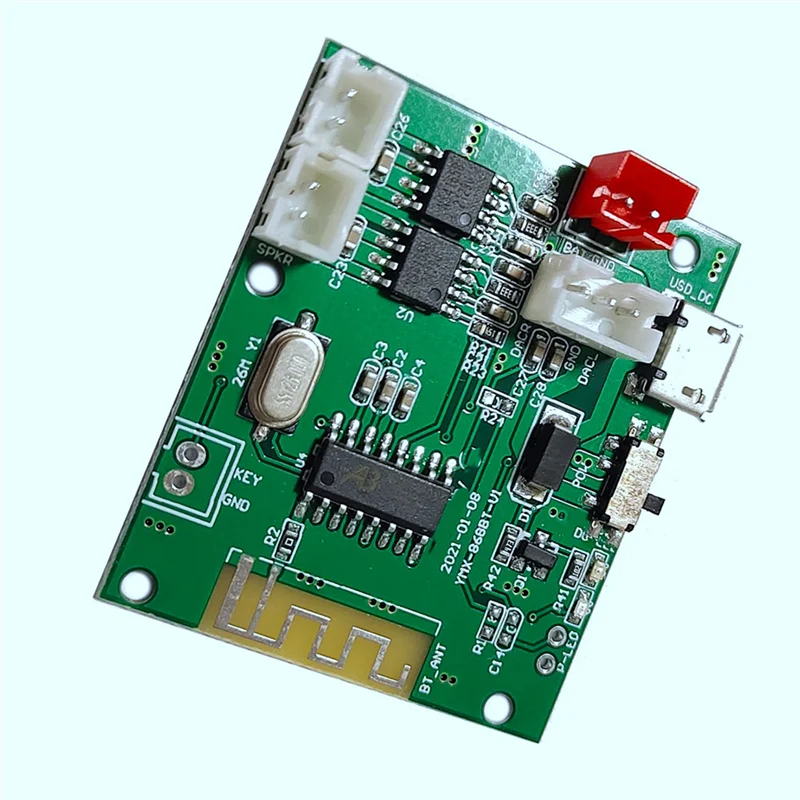 BT5.2 ไร้สายโมดูลเครื่องขยายเสียง Pcba โมดูล 2X5W เครื่องเล่นเสียง Board