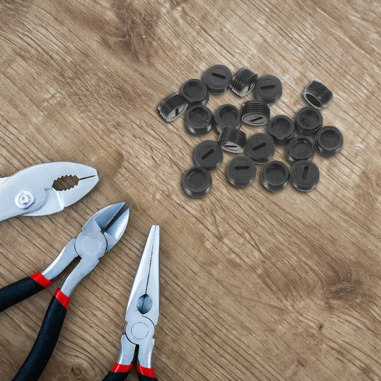 

10Pairs Carbon Brush Cover Durable Electric Motor Brush Cap Lightweight Safety Protection for Polisher Electric Saw Angle