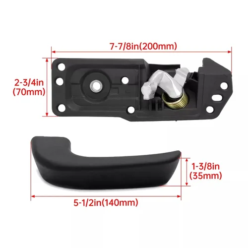 Imagen 2 del producto Instalar el Kit de manija de puerta Interior del coche para Chevy Silverado Sierra 2007-2013, hecho con Material ABS de larga duración, fácil instalación