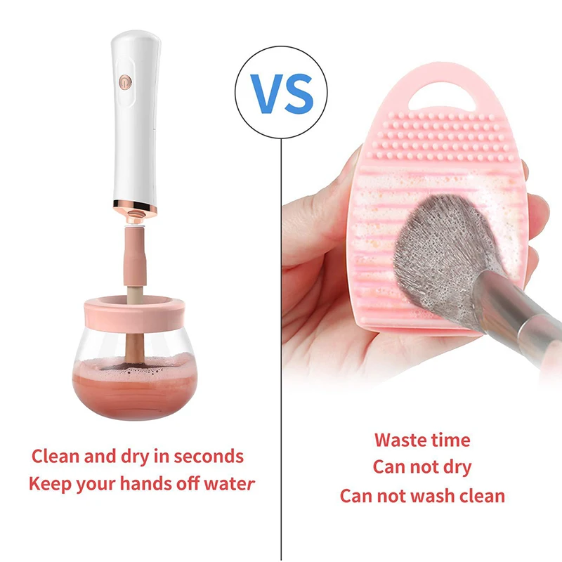 Charging Version Makeup Brush and Washer Electric Scrubber Rapid Drying Instrument Awakening Glue Machine Brush Cleaning Tool