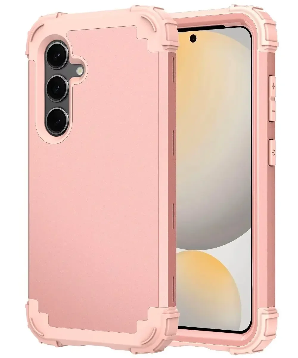 

S25 Ultra Case For Samsung Galaxy S24 FE A16 A35 A55 S23 Plus S22 S21 FE Armor Shockproof Rugged Heavy Duty Protect Cover