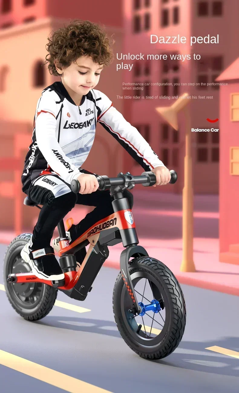 24V 250W 2.5Ah Lithium Battery Powered Children Riding cycle 12inch Electric Kids Balance Dirt Bike view 4