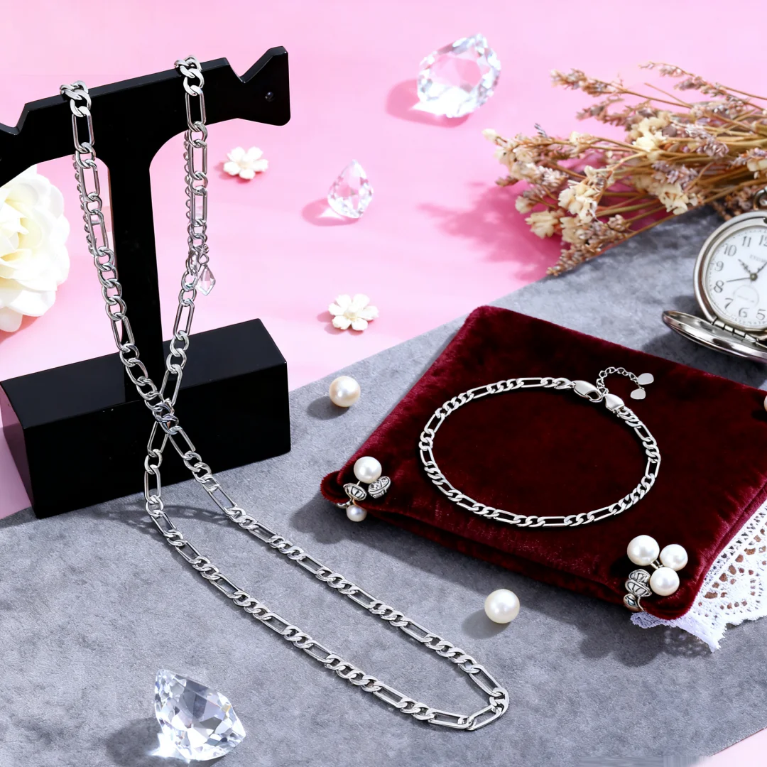 

Оптовые наборы ювелирных украшений из серебра 925 пробы: геометрические браслеты, цепочки на ногу и ожерелья 4 мм для женщин, модные и доступные подарки.