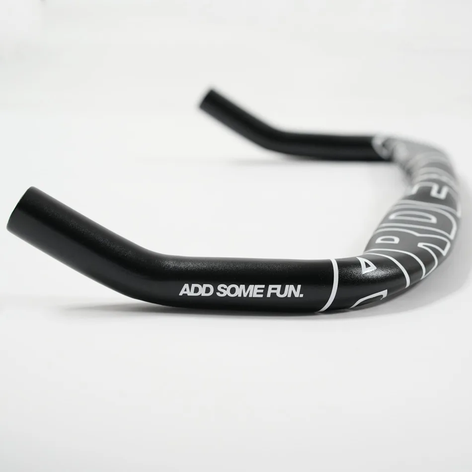 Ardently Fixed Gear Racing Road Bike Handlebar, Aluminum Alloy Bicycle Handlebar, Bent Bar, Cycling Parts, TT Handlebar, 31.8mm