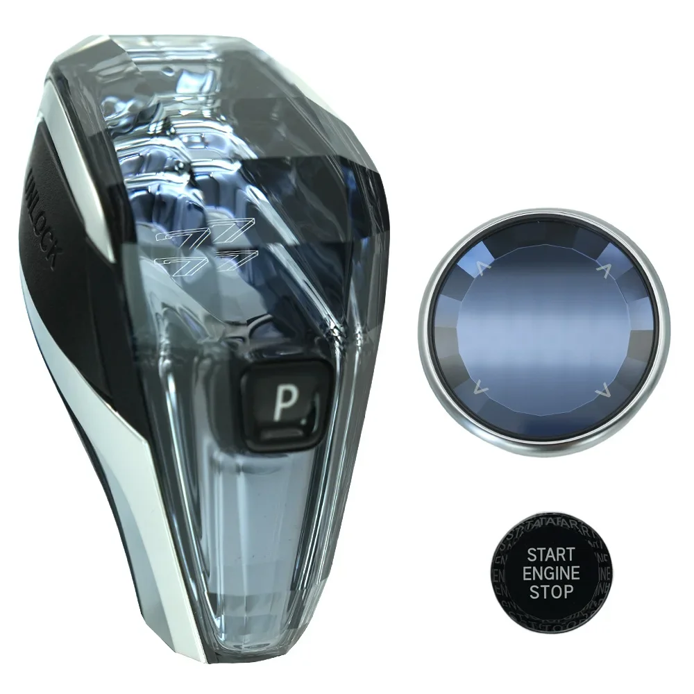

Vstar Car Interior Accessories Crystal Gear Shift Knob For 7 Series F01 F02 F04 3PCS In 1 Set