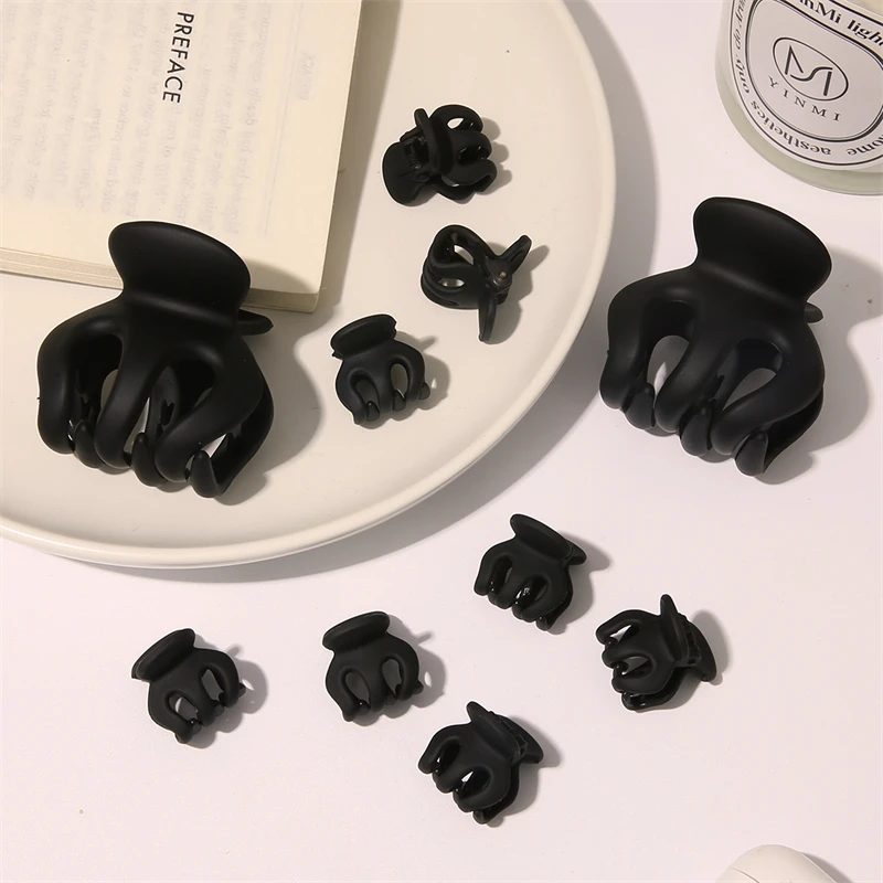 

Cute Mini Hair Claws Plastic Matte Side Hair Clips Girls Small Hairpin Hair Styling Hairgrips Women Claws Headwear
