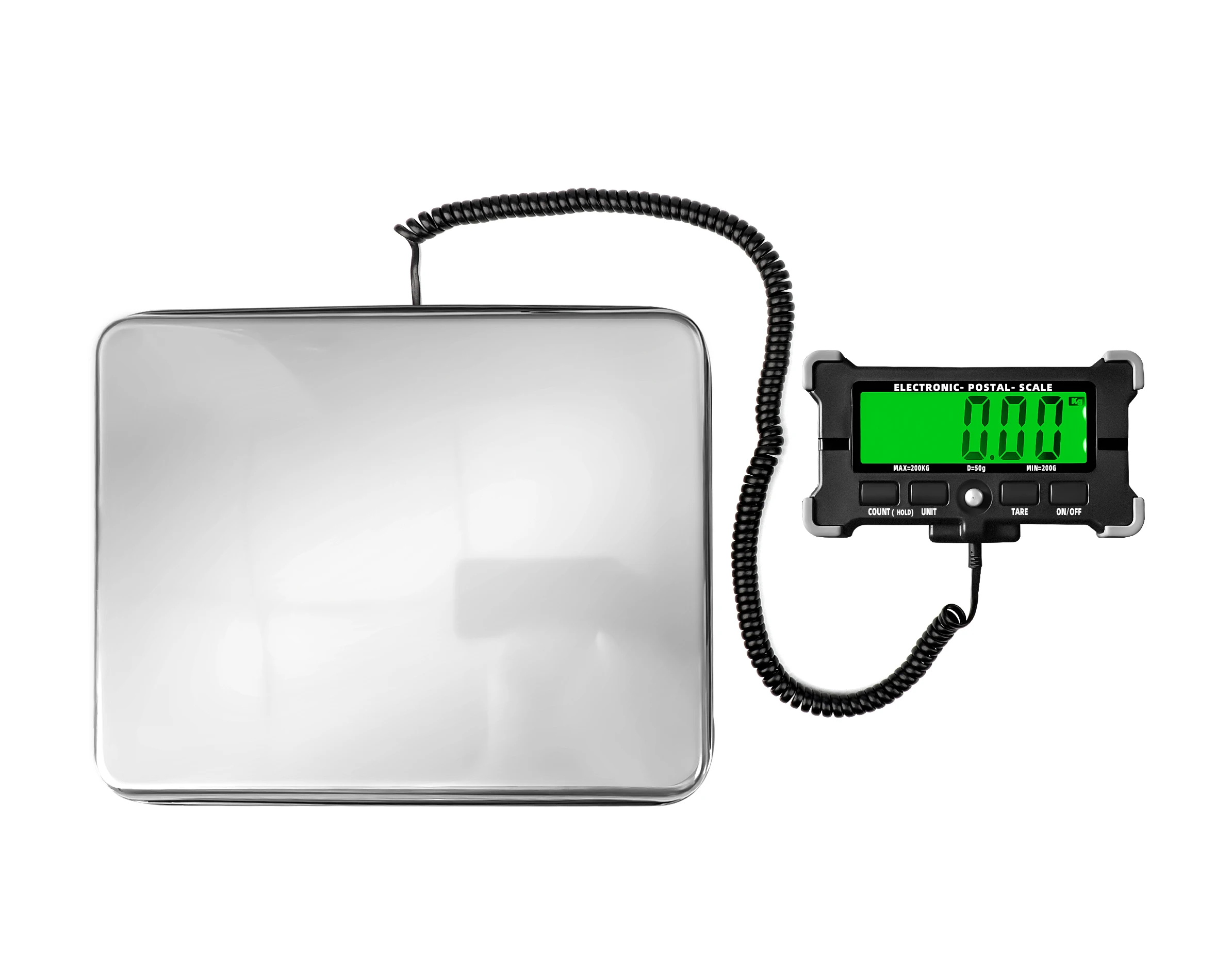 

Portable Pet Scale 200kg/0.05kg Digital Shipping Weighing Scale for Animals and Packages