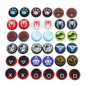 2 piezas de rayos de pulgar s casos de protector de agarre de joystick para PS5 PS4 Switch Pro Xbox 360 Silicone Thumbstick Joystick Cover 10 mejores estuches de chip de interruptor de ventas - №2