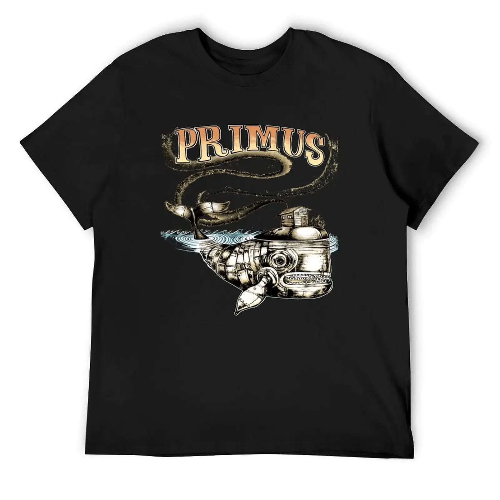 

primus vintage cover T-Shirt anime tshirt quick drying shirts graphic tee Men's cotton t-shirt