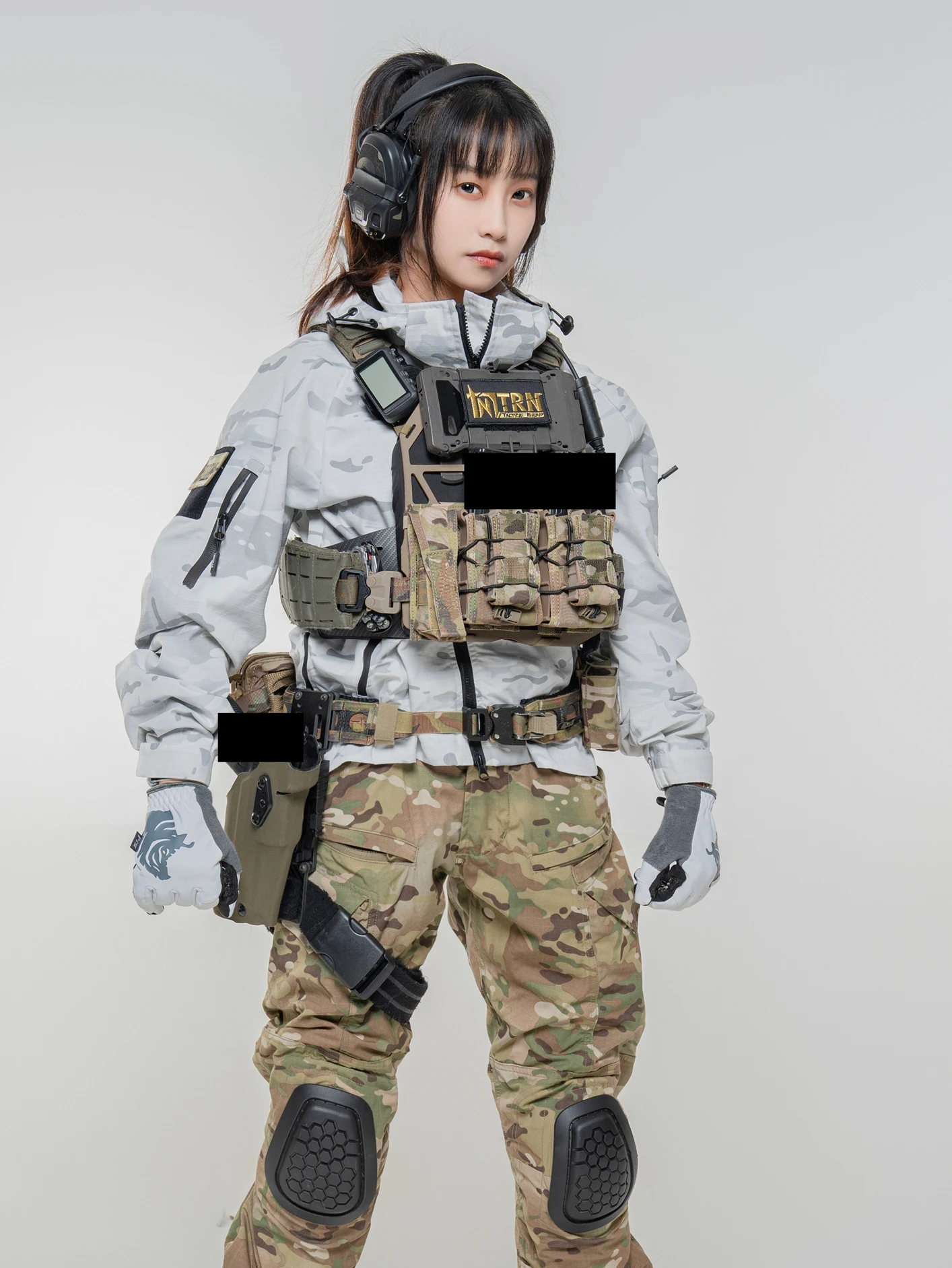 Outdoor Sports Multi-Function MCAP Snow Camo G3 Pants & spring autumn thin coat tactical top Jacket