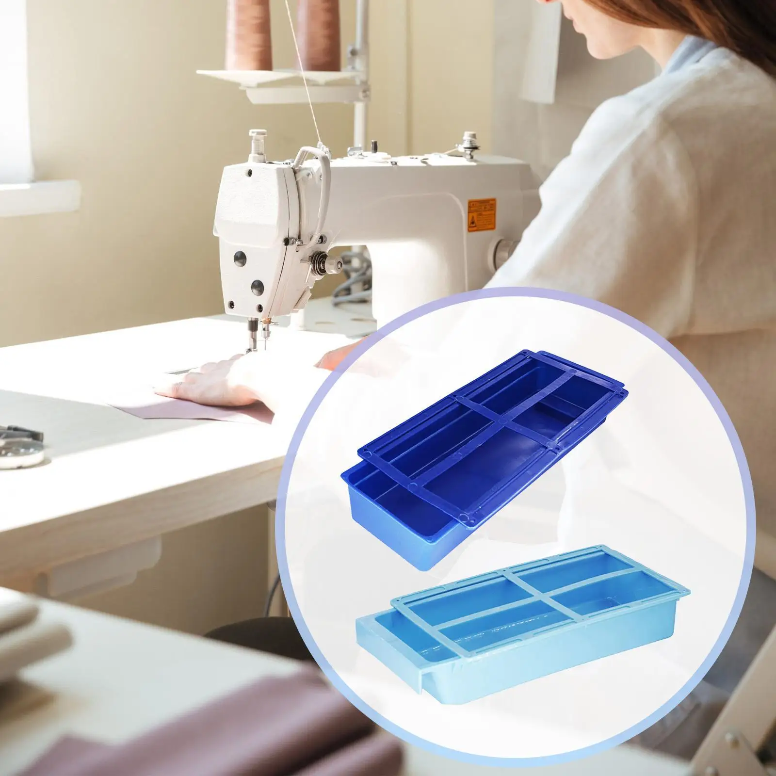 Sewing Machine under Desk Drawer,Storage Box,Sewing Machine Accessories Part,Organizer Sliding Drawer for Office Dresser Home