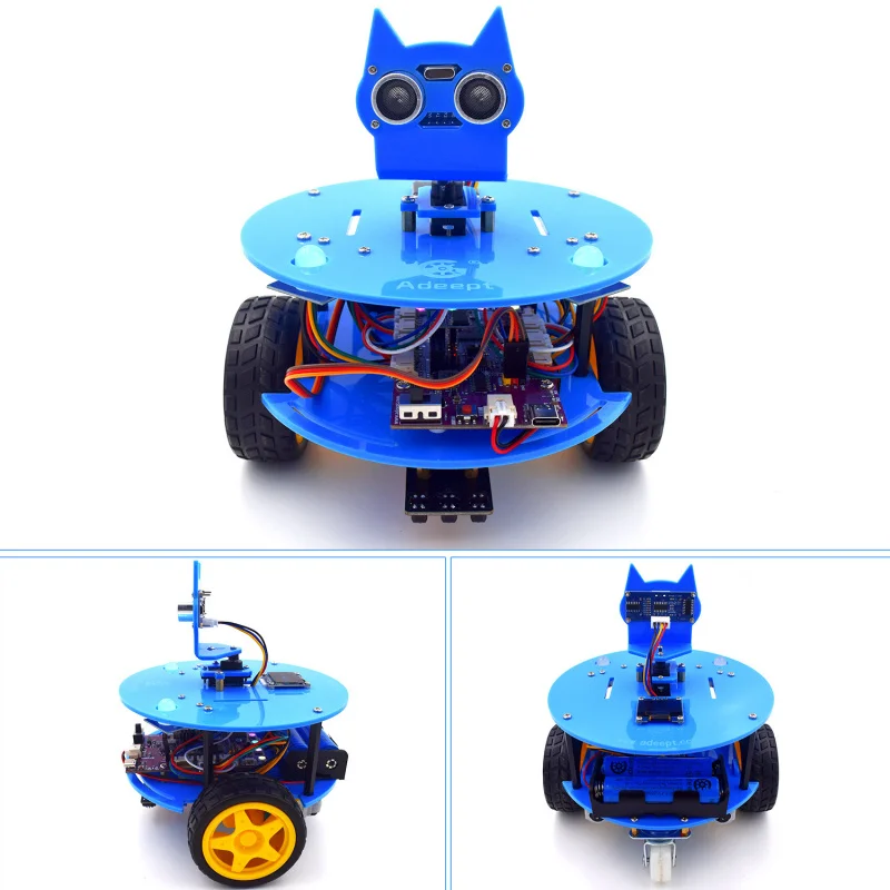 Robot Cerdas Mobil Cerdas Rakitan Mobil Cerdas Remote Control Penuh Off-Road