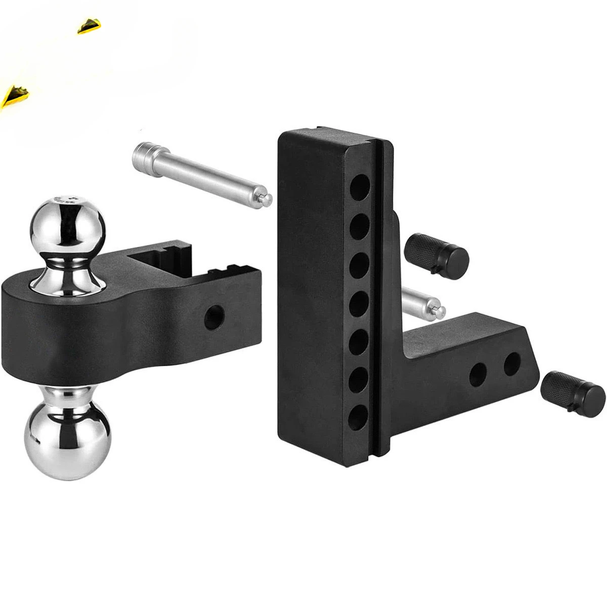 

Manufacturer supplies strong tensile force adjustable aluminum alloy trailer arm 6 inches with latch lock