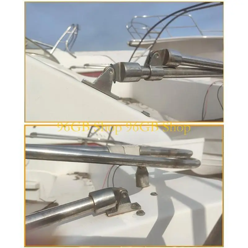 

96 ГБ обновление 90 ° Bimini Top Deck Hinge Hinge 316 из нержавеющей стали морской лодочной лодочной шарнир
