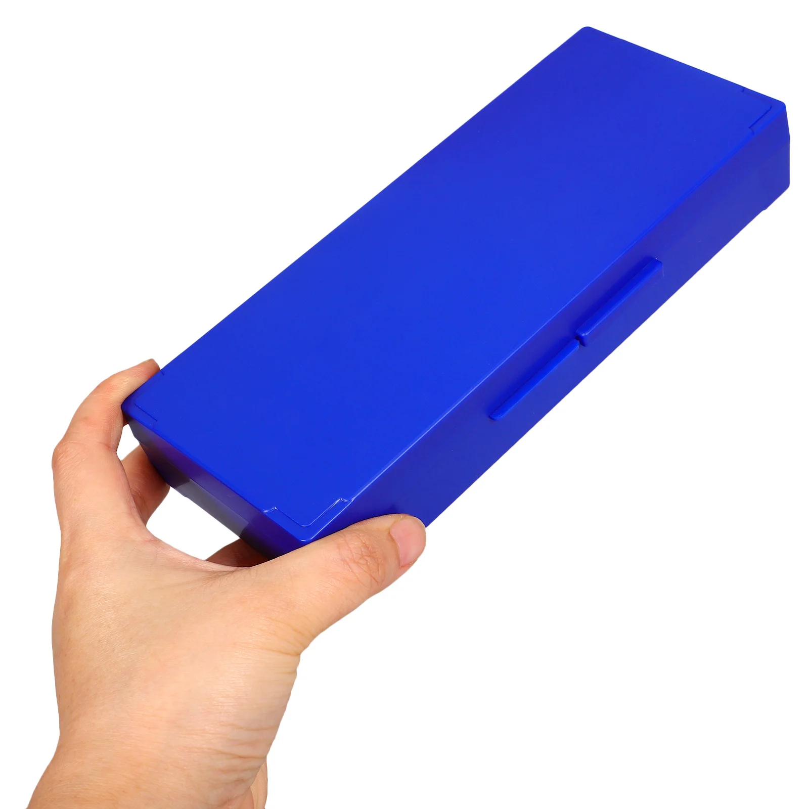 

2Pcs Slide Cases Dark Blue ABS Material Pathological Slide Storage Numbered Slots Holder for 50 Slides Easy Save