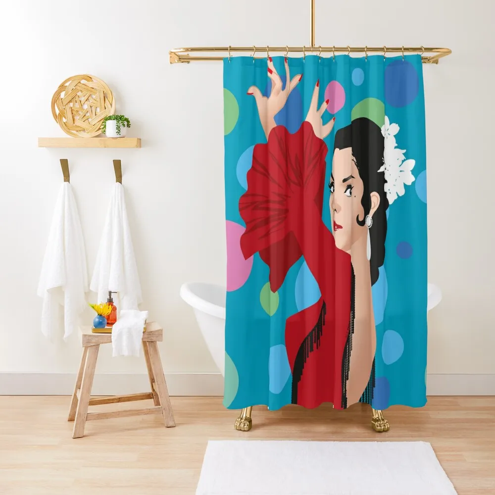 

Faraona Shower Curtain Waterproof Bath And Anti-Mold Cover Waterproof Fabric Bathroom Transparent Bathroom Shower Curtain