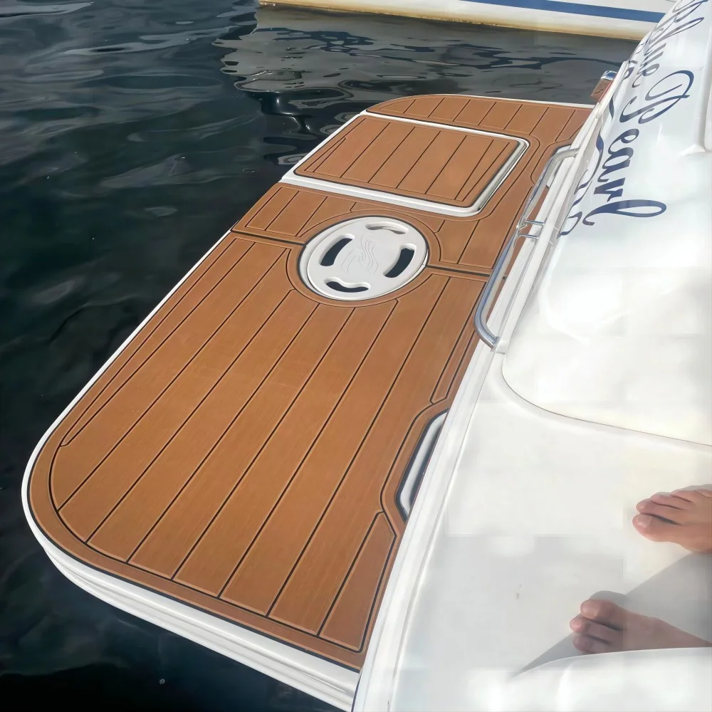 Boat 2003 Sea Ray 260 Sundancer Swim Platform Pad Boat EVA Foam Teak Deck Floor Mat