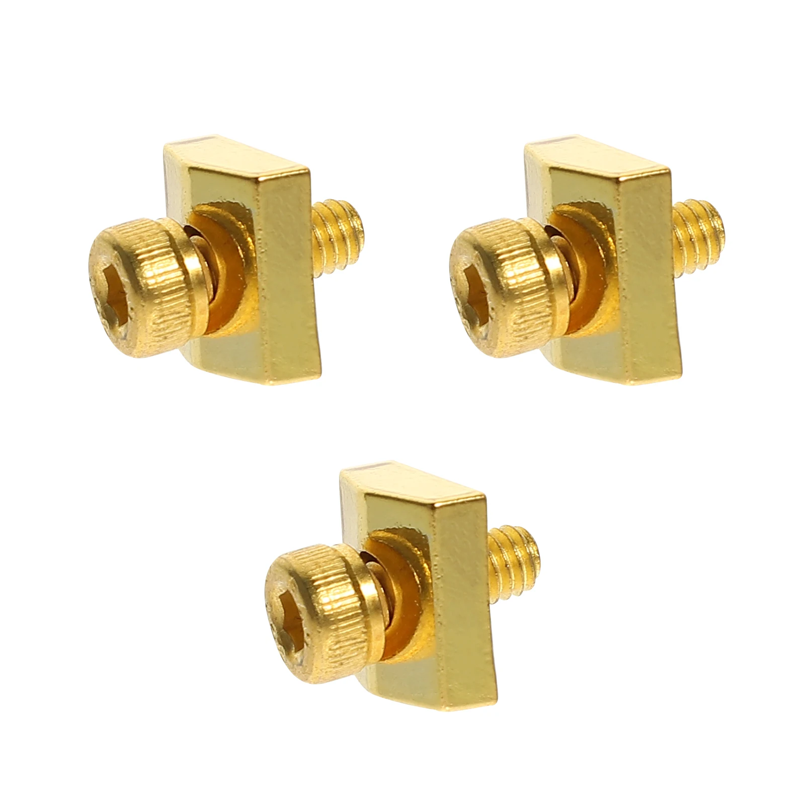 

1 set Electric Guitar String Locker Metal Plates Locking Nut Blocks Repair Accessories Through Body Parts String Plates Guitar
