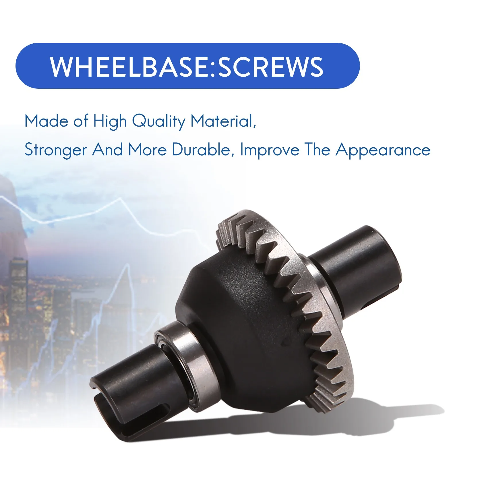 Set differenziale caldo EA1057 per JLB Racing CHEETAH 1/10 Brushless RC Ricambi auto Accessori