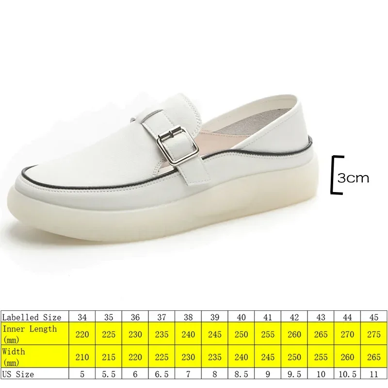 Koznoy 3cm 2024 Natural Cow Genuine Leather Autumn Soft Retro Ergonomic Shoes Slip On Flats Leisure Loafer Ethnic Woman Comfy