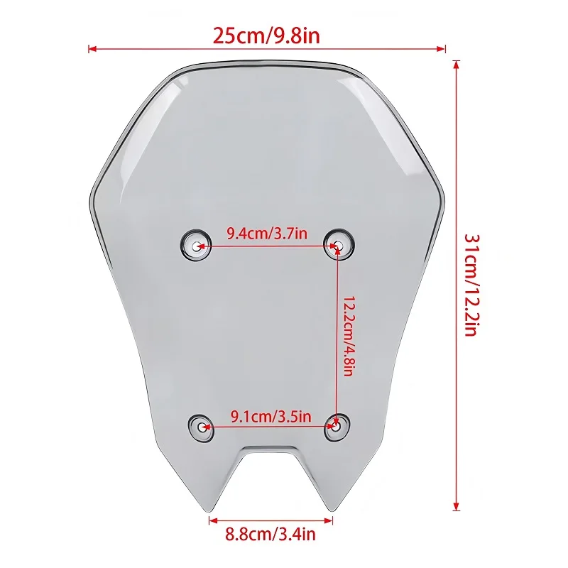 Z900 بجولة الزجاج الأمامي منحرف الرياح قناع لكاواساكي Z 900 SE ABS 2025 دراجة نارية كبيرة طويل القامة الزجاج الأمامي غطاء للحماية