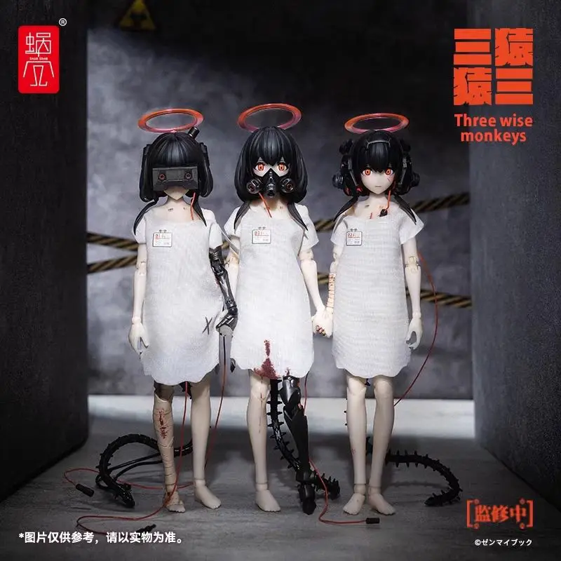 

В наличии Равлик Shell Lustia Muse Asdo Tokiwa Kazune Qianqiu Nikke Lena Grisa Three Wise Monkeys 1/12 Фигурка для девочек