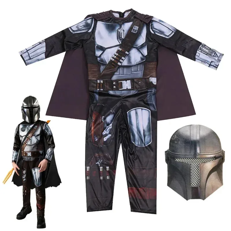 Halloween Costume for Boy Children Anime Cosplay Galaxy Bounty Hunter Stormtrooper Fantasy Personality Costume Disfraz Hallowe F