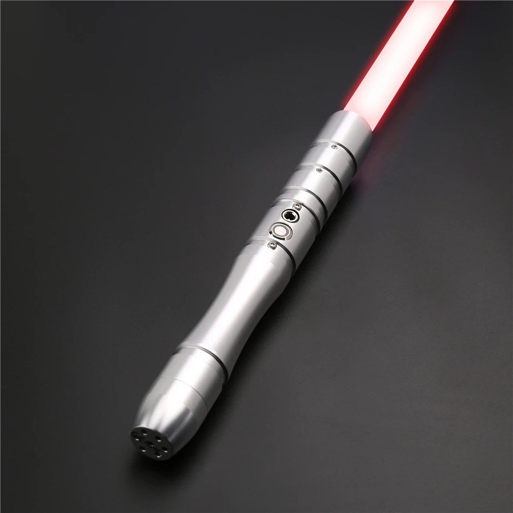 Lightsaber Mini shoto type Saber Sword 12Colors Change Blaster Lock Up Metal Handle 58cm Blade Heavy Fighting Sword Toy Gifts