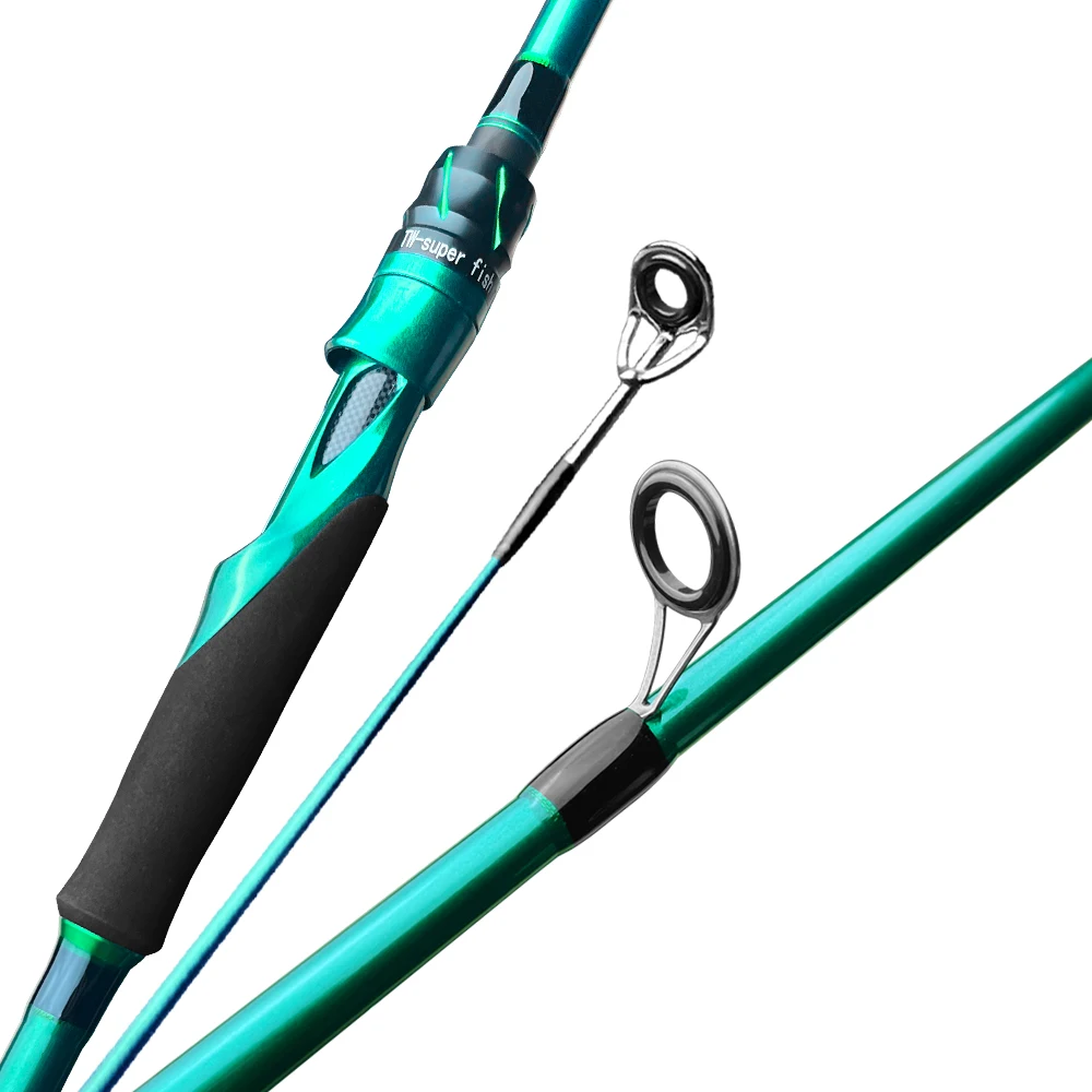 SIECHI Casting Spinning Angelrute 1,8 m 2,1 m Ultraleichte Carbonfaser-Rutenstange 4-teilig mit EVA-Griff 7-20 g Ködergewicht – Detail 5