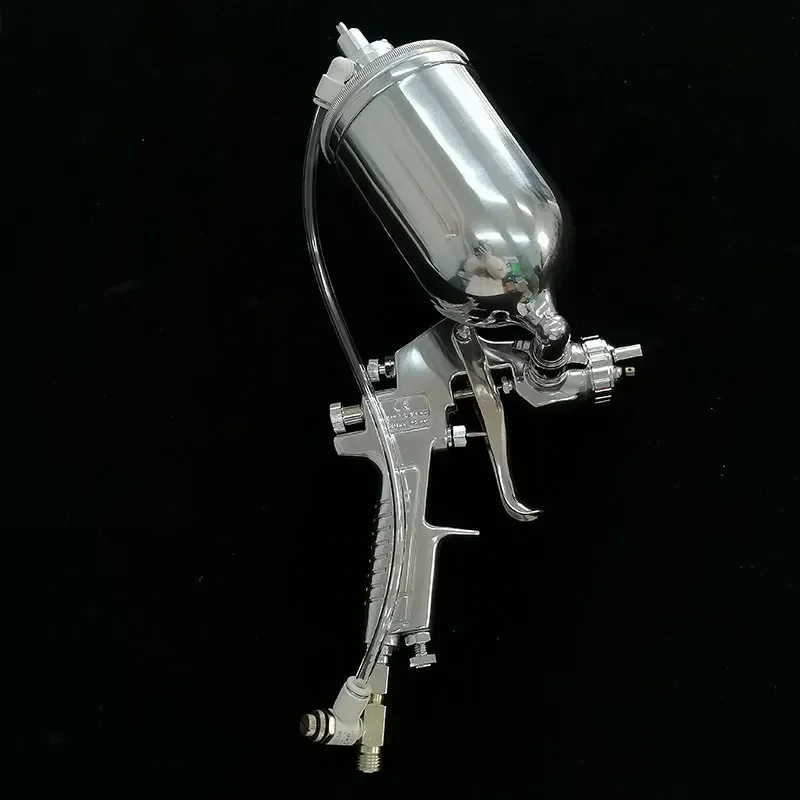 Vione  High Atomization Pneumatic Spray Gun W77A Gravity Spray Gun Herramientas neumat W-77A  Agitator Spray Gun With Mixing Cup