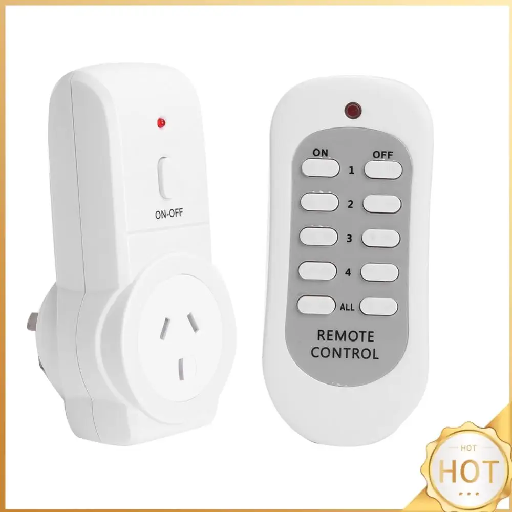 AU Plug 230V 10A Wireless Remote Control Light Switch Remote Socket Power Outlet