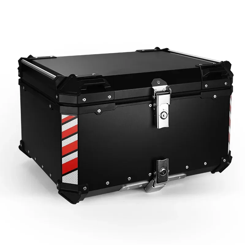 

Factory Hot Selling 85L Silver Delivery Top case Set Aluminum Alloy Accessories Motorcycle Trunk Tai