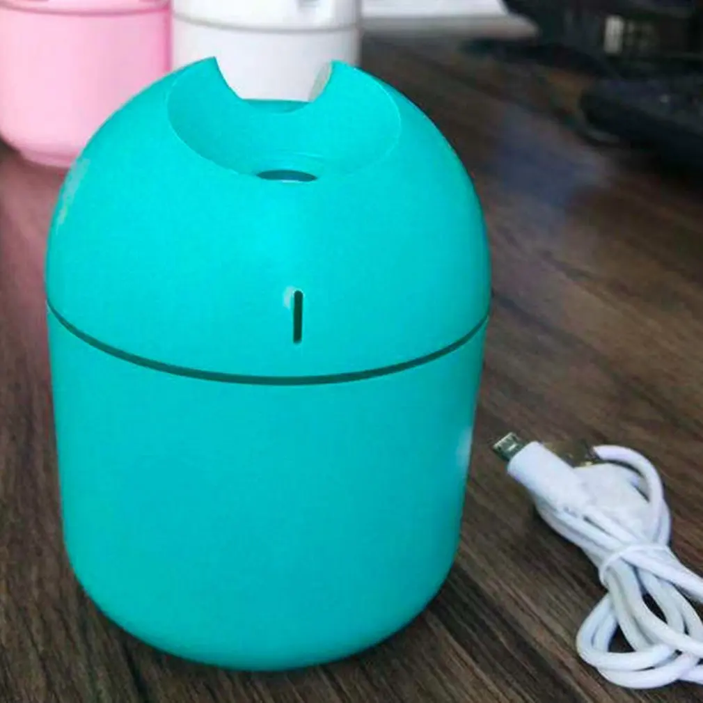 250ml Mini Humidifier Ultrasonic Essential Oil Diffuser Home Bedroom Office LED Night Light USB Humidifier