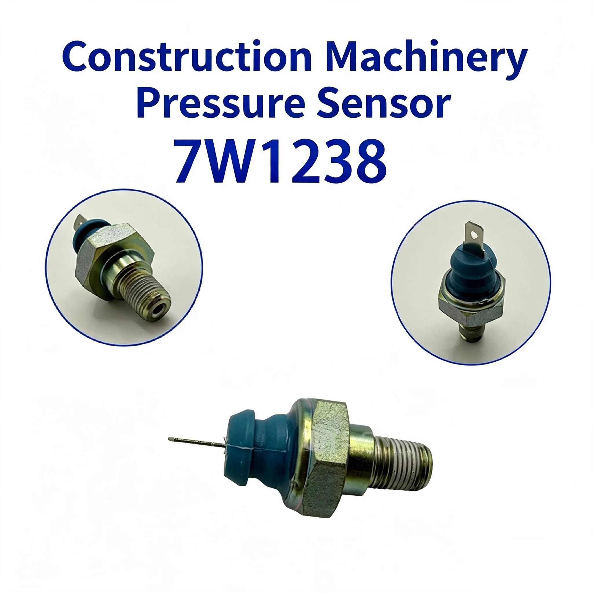 7W1238 Oil Pressure Sensor For Loader Hydraulic Machine Part Replacement Engine Monitoring Device Construction Tool