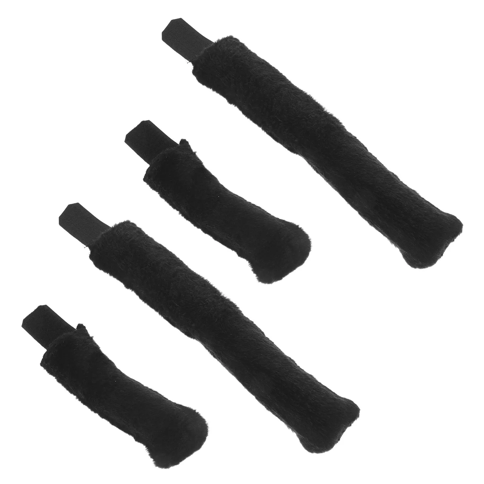 4 Pcs Thickened Velvet Guitar Stand Protector Sleeves Guitar Cover Cradle Protector Covers Velvet Pads Anti-Scratch Protectors